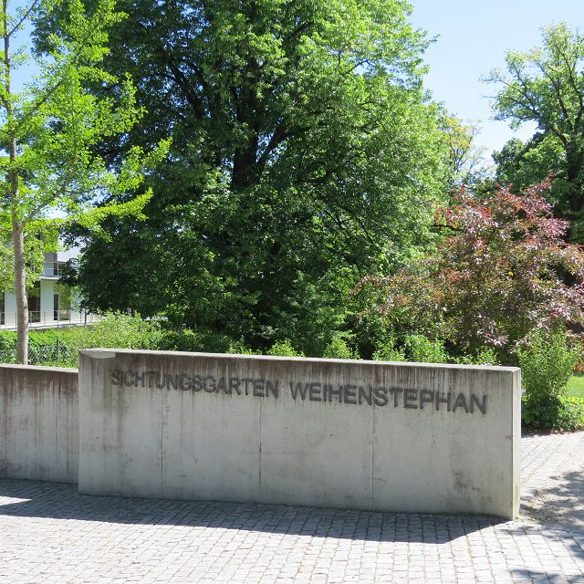 Eingang zum Sichtungsgarten