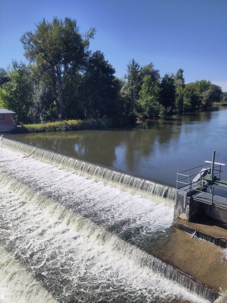 Zusammenfluss von Amper und Isar