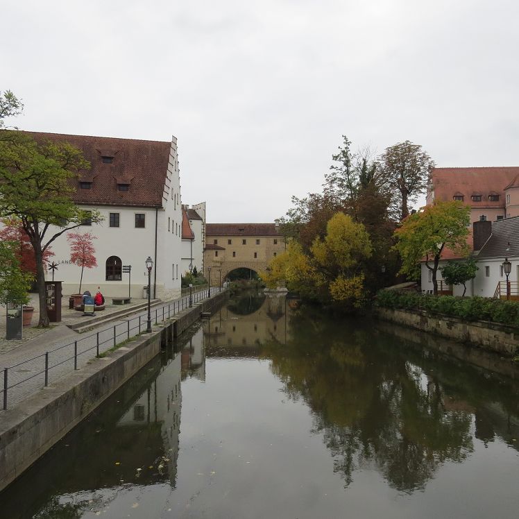 Blick auf die Stadtbrille