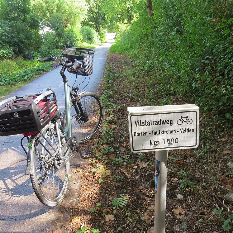 Vilstalradweg von Dorfen nach Vilsbiburg