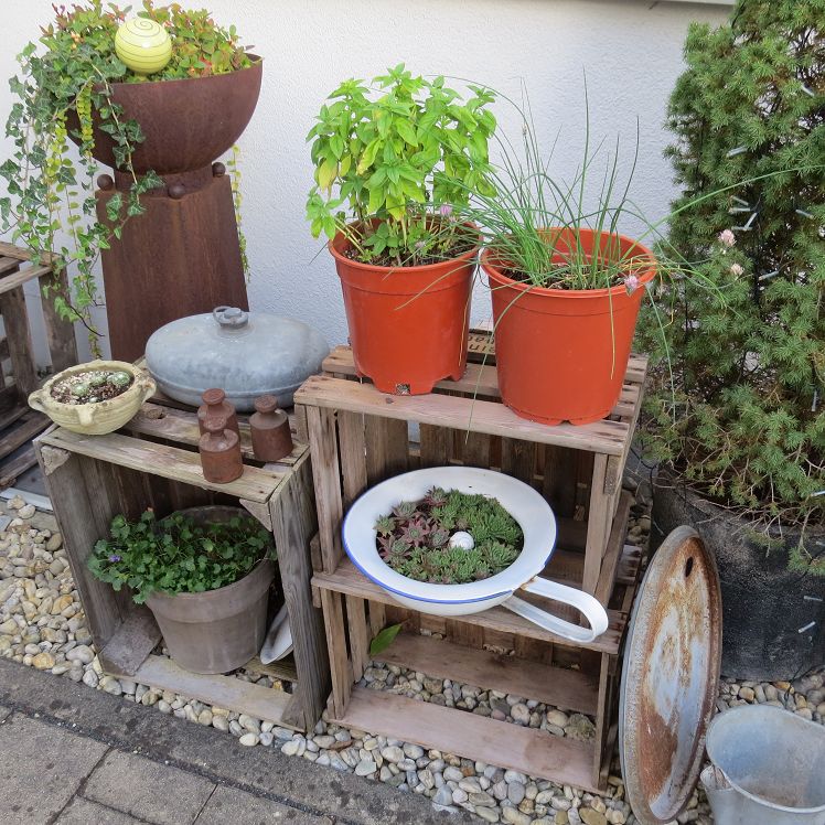 Deko im Garten