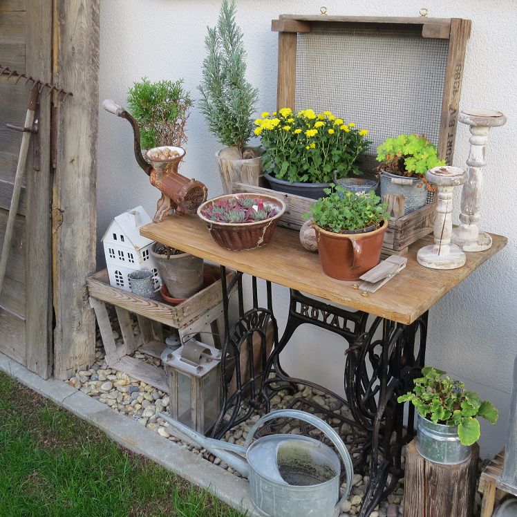 Deko im Garten